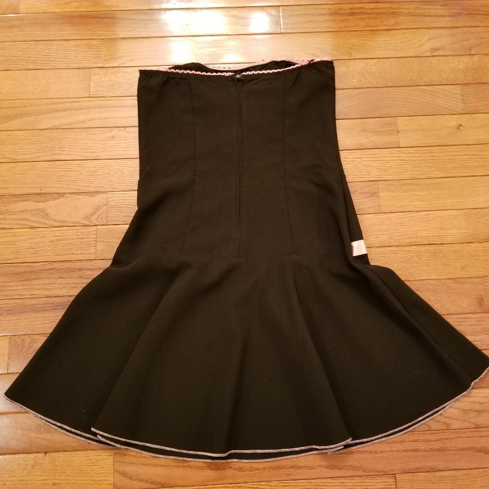 Black Strapless Dress - Picture 2 of 5